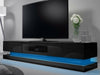Modern TV Unit Cabinet High Gloss Doors With LED Light TV Stand Sideboard Drawer