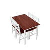 3 Colours Solid Wooden Dining Table and Chairs Bench Set Kitchen Home Furniture