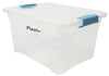 Plastic Storage Box Clear Boxes with Lids Clip Locking Large Store Home Office