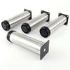 4PCS STAINLESS STEEL FURNITURE LEGS - SOFA, CHAIRS, STOOLS 6/10/15/18cm