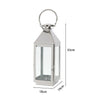 Garden Candle Lantern Stainless Steel & Glass Candle Holder- 5 Sizes Available