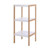 3 Tier Wooden Bookcase Storage Shelves Unit Corner Side End Display Plant Stand