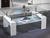 Glass Coffee Table With Storage Modern Living Room Furniture Tea Coffee Table