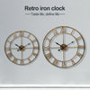 EXTRA LARGE ROMAN NUMERALS SKELETON 40/60CM WALL CLOCK BIG GIANT OPEN FACE ROUND
