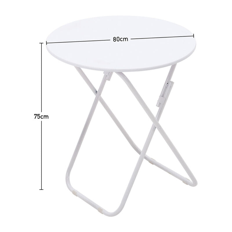 Kitchen Breakfast Bar Round Folding Table 2/4 Chairs Dining Room Space Saver UK