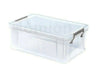 10 L LITER CLEAR PLASTIC STORAGE BOXES WITH LID STACKABLE STACKING CLIP LOCK LID