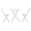 60/70/80cm Round Dining Table +2/4 Chairs Set Kitchen Folding Lounge Home Office