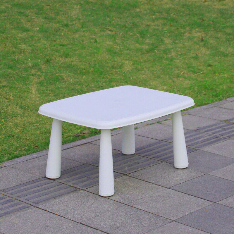 White Plastic Sunlounger Folding Garden Recliner Reclining Deck Chair Waterproof