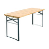 167Cm Width Outdoor Folding Table Bench Garden Beer Table Backrest Bench Set UK