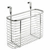 Over Door Hanging Basket Shower Toilet Chrome 1/2 Tier Organiser Kitchen Tidy