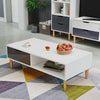 TV Cabinet Vintage TV Stand Console Table TV Unit Centre Table with Storage Cube