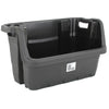 Stackable Plastic Storage Boxes Recycle Bin Baskets Indoor Outdoor Garden Garage