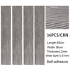 36pcs Self-adhesive Wood Pattern PVC Tile Flooring Planks Floor Tile Living Room