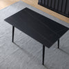 Dining Table Set Scratch-proof Slate Table and Set of 4 / 6 Chairs Kitchen Room
