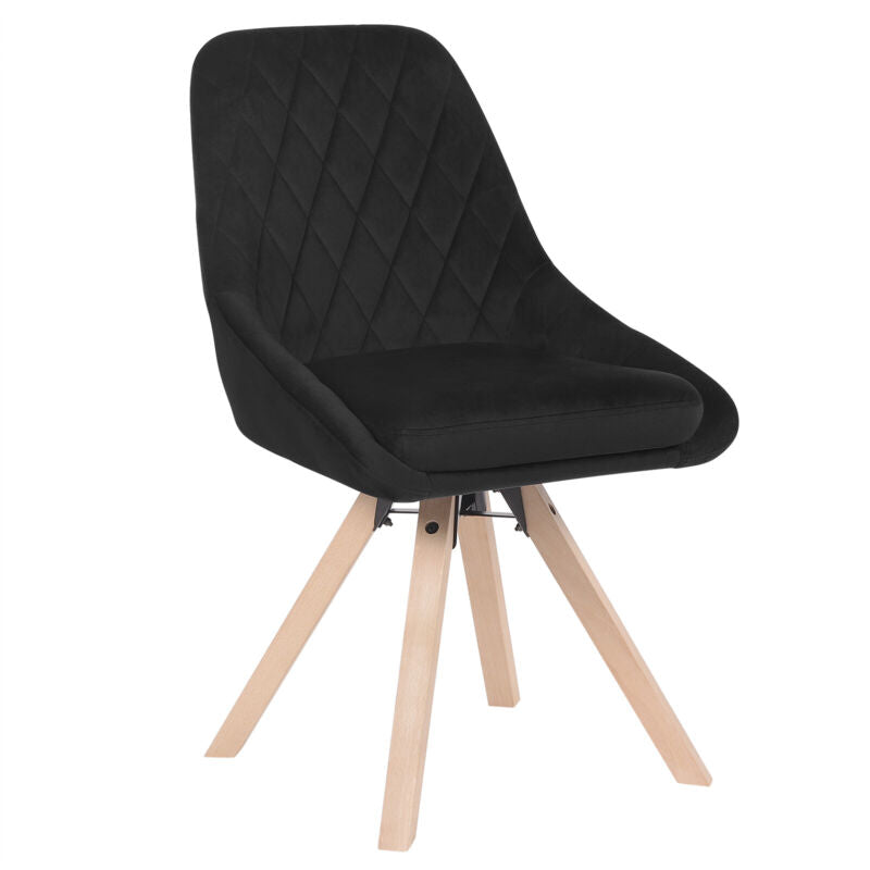 WOLTU Set of 1/2/4/6 Dining Chairs Swivel Chairs Wooden Home Office Commercial