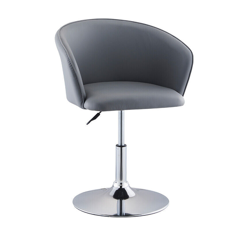 1 Pcs Salon Barber Chair Faux Leather / Velvet Seat Gas Lift Adjustable Stool