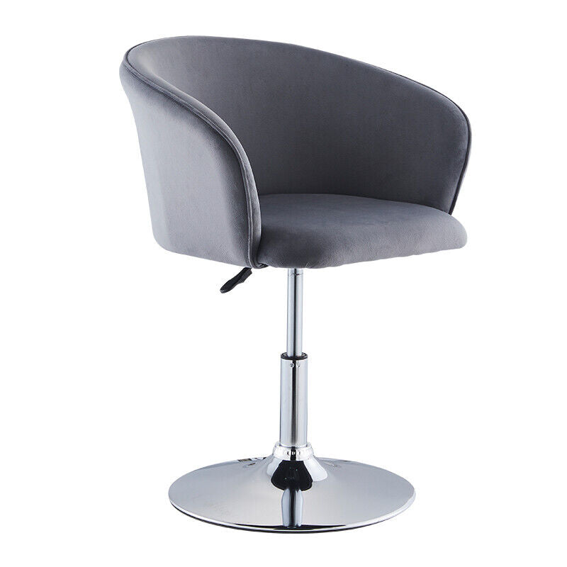 1 Pcs Salon Barber Chair Faux Leather / Velvet Seat Gas Lift Adjustable Stool