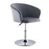 1 Pcs Salon Barber Chair Faux Leather / Velvet Seat Gas Lift Adjustable Stool