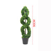 1/2Pcs Artificial Topiary Ball Green Plant Boxwood Potted Tree Indoor Outdoor UK