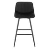 1/2/4x Bar Stool Kitchen Pub Cafe High Chair Footrest Bckrest Breakfast Barstool