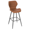 1/2/4/6x Breakfast Bar Stool w/ Backrest Footrest High Counter Stool Kitchen Pub