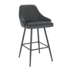 1/2/4x Bar Stool Velvet Padded High Counter Chair Backrest Barstool Pub Kitchen