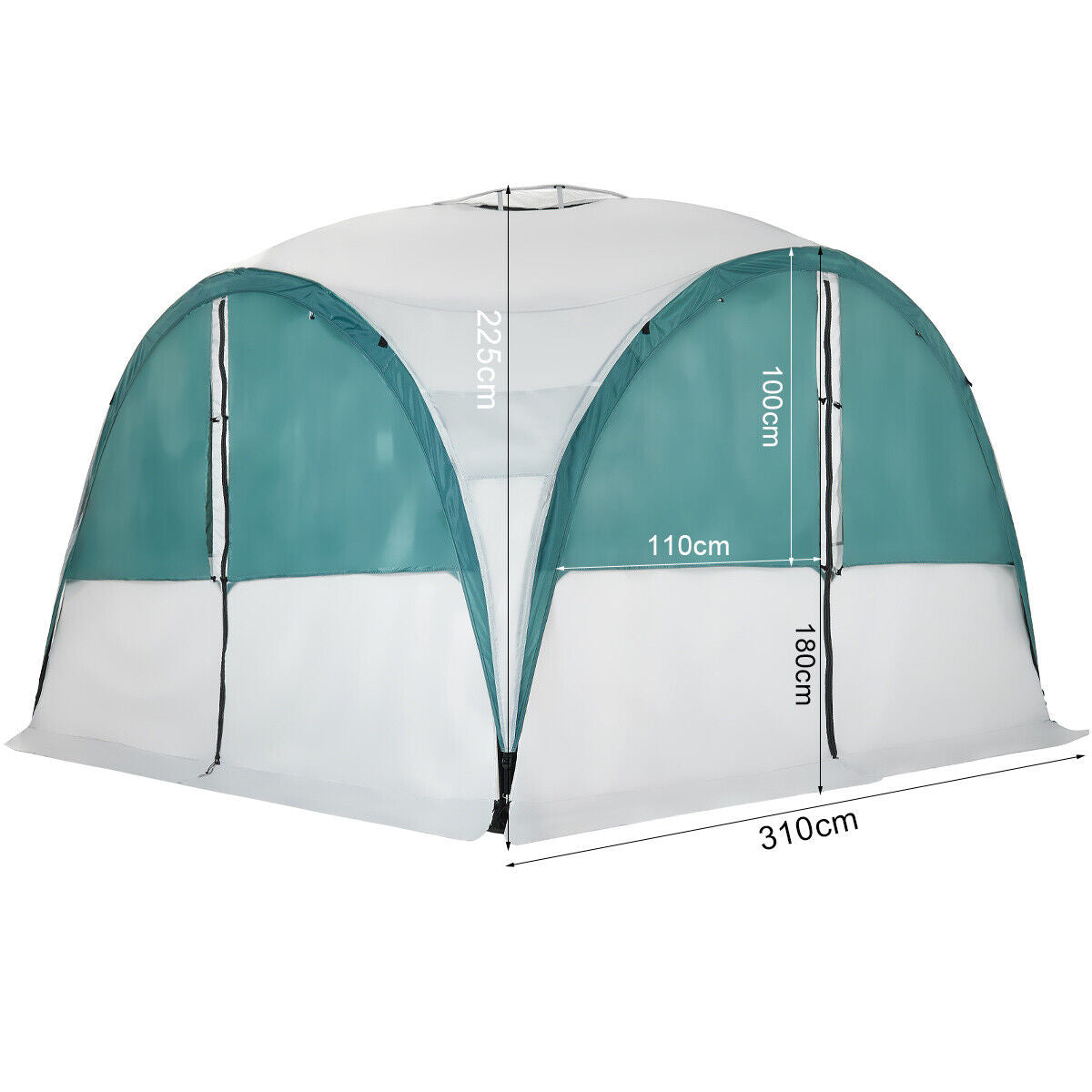 Large 3.1 x 3.1M Outdoor GazeboDome Shelter Party Tent for Garden Camping Party