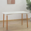 Dining Table and Chairs 4 Set Wooden legs Retro Dining Room Chair Grey Kitchen