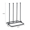 2/4 Pairs Boots Wellies Holder Rack Steel Storage Stand Dryer Home Organizer