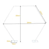 Hexagon Arch Wedding Baby Party Venue Backdrop Decoration 2M 2.4M
