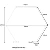 Heavy Duty Wedding Arch Frame Backdrop Stand Birthday Party Props Free Standing