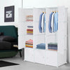 Cube DIY Plastic Storage Wardrobe Shoe Organizer Shelves Unit Hanging Cabinet UK