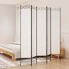 6-Panel Room Divider Fabric Privacy Screen Paravent Multi Colours/Sizes vidaXL