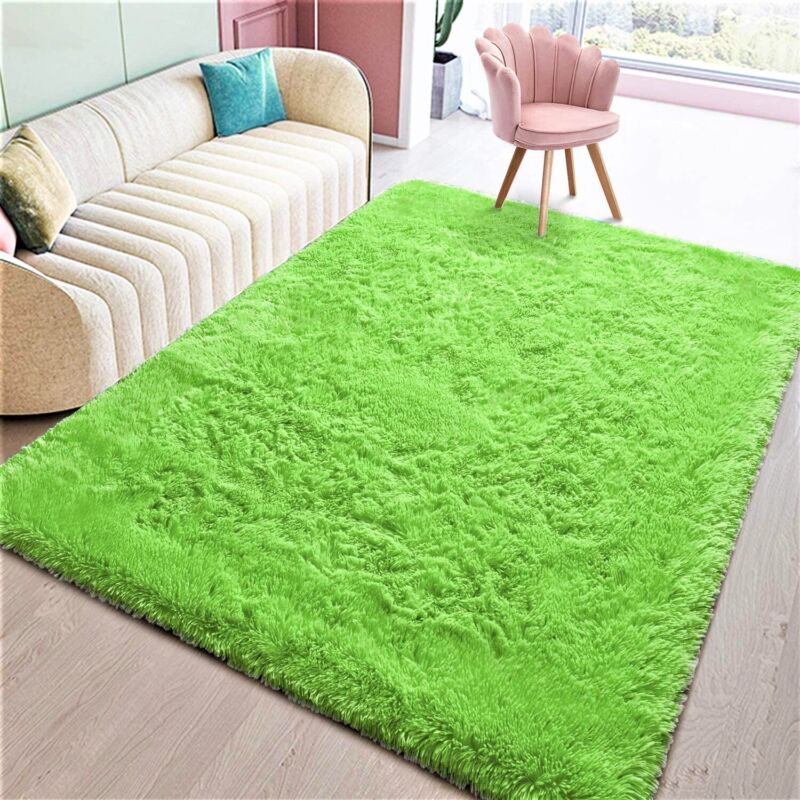 Shaggy Rug Anti-Slip Fluffy Rugs Large Soft Carpet Mat Living Room Bedroom Rugs