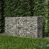 Gabion Basket Wire Retaining Wall Outdoor Garden Patio Design Steel Multi Sizes