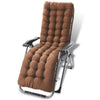 Sun Lounger Sunbed Cushion Pad Garden In/Outdoor Beach Recliner Chair Seat Pads