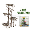 4 Tier Layer Flower Plant Pot Stand Display Shelf Home Garden Outdoor Decor Rack