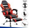Executive Racing Gaming Office Chair Swivel Recliner Computer Desk Chair Leather