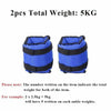 1-6KG Ankle Weights Adjustable Leg Wrist Strap Running Training Fitness Gym UK