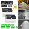 1/2/4pc LED Solar Powered Motion Sensor Light Outdoor Garden Security Wall Light