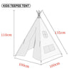 Newest Cotton Canvas Children Kids Indian Tent Teepee Indoor Outdoor Play House