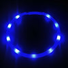Light up LED All Size Dog Collar Adjustable USB Rechargeable Pet Safety Luminous