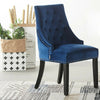 Windsor Tufted Studded Velvet Dining Accent Chair Victoria Door Knocker 1/2/4/6