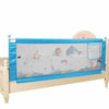 Kids Bed Guard Toddler Safety Children Bedguard Folding Metal Rail 180cm Blue UK