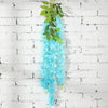 Artificial Hanging Wisteria Ivy Fake Silk Flower Vine Home Wedding Garden Decor