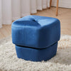Ottoman Footstool Velvet Stool Square Pouffe Footrest Dressing Table Seat Chairs