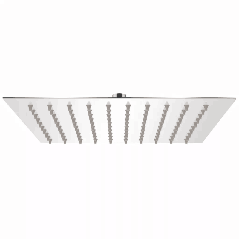 Round/Square Rain Shower Head Rainfall Overhead Bath 1/2 pcs Stainless Steel