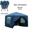 3x3M PopUp Outdoor Waterproof Heavy Duty Party Gazebo Marquee Canopy W/Sandbag