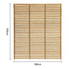 Garden Fence Screen Slatted Pine Wood Panel Screening Treated Privacy Fencing