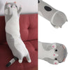 50/70/90cm Long Cute Cat Doll Plush Toy Soft Stuffed Kitten Sleeping Pillow UK